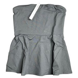 NEW Susana Monaco‎ Flared Tube Top in Black XSmall